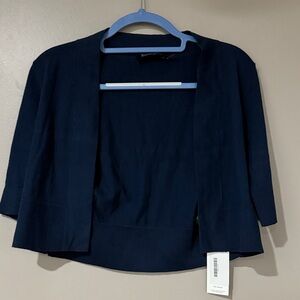 Magaschoni Midnight Blue Open Cardigan